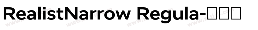 RealistNarrow Regula字体转换
